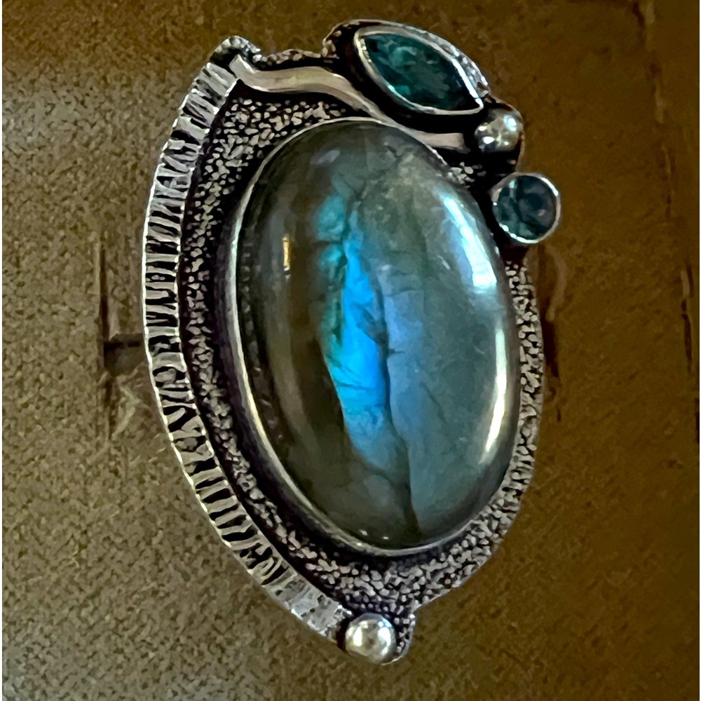 Labradorite Sterling Silver Ring